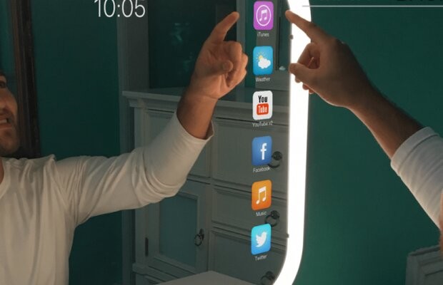 آینه‌های هوشمند (Smart Mirrors)