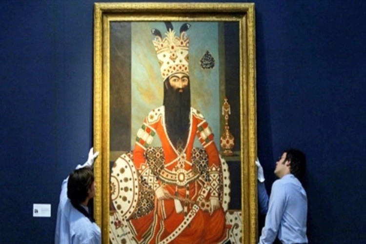 تصویر فتحعلی‌شاه قاجار در موزه‌ی لوور